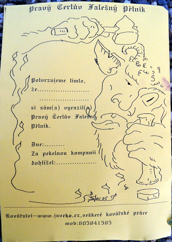 certifikát